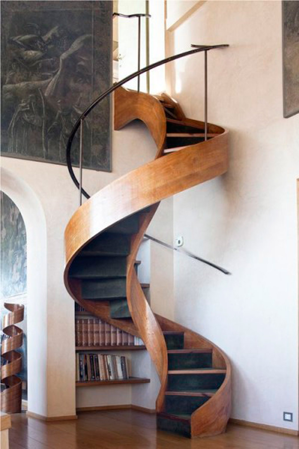 "Snail" Stairs | Diseño de escalera, Disenos de unas, Modelos de escaleras